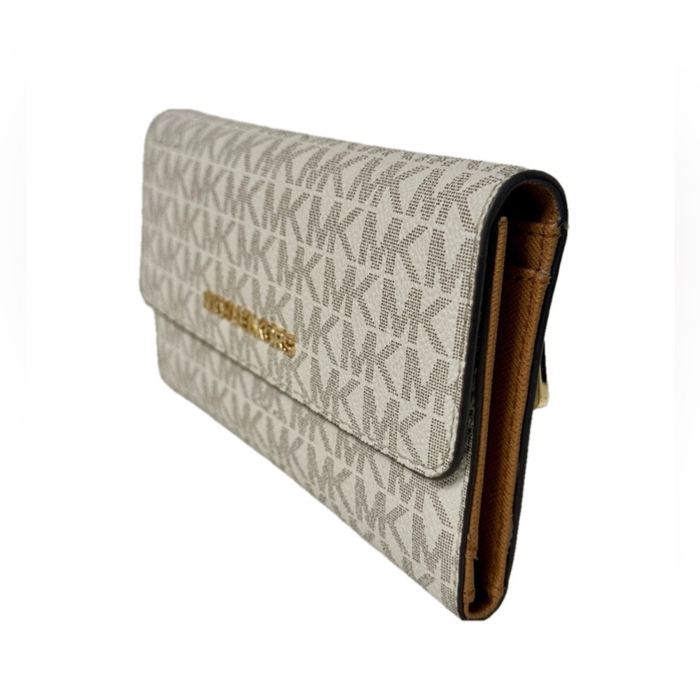 MICHAEL KORS LARGE LOGO TRIFOLD WALLET - Picture 6 of 9